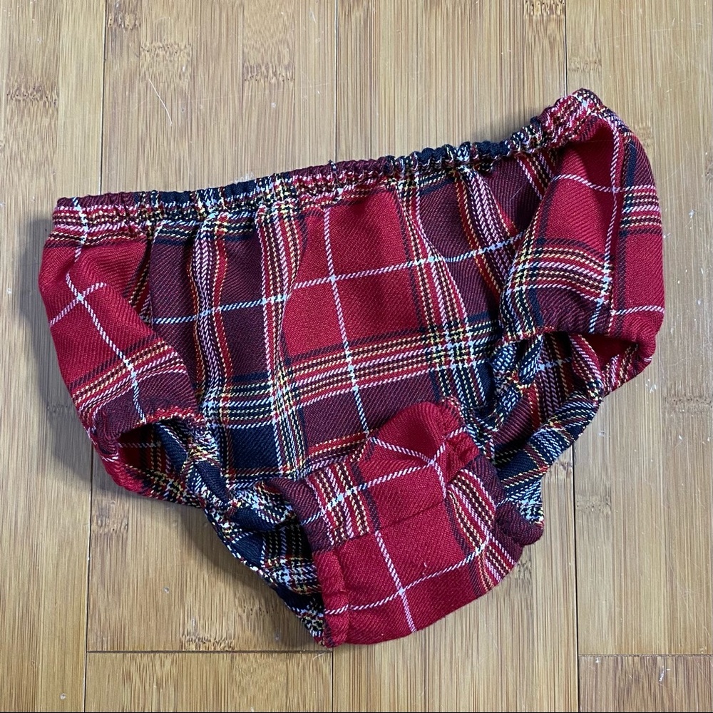 Wonder Kids plaid skirt diaper cover tights 18M - Picture 6 of 6